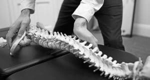 Treatment of the spine - Chiropractor